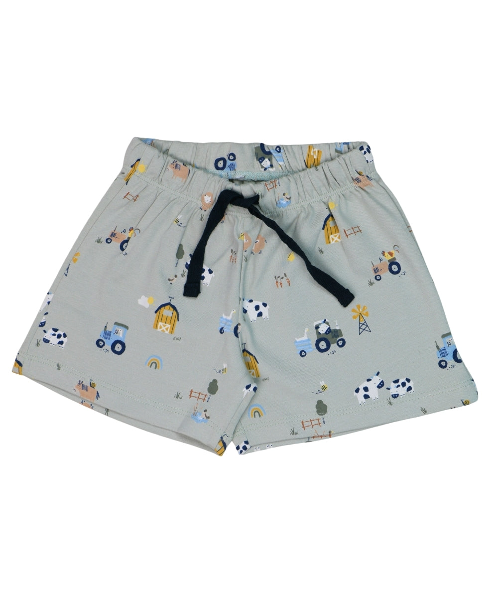 Moo-tastic Cow Print Co-ord Set – Farm Theme T-Shirt & Shorts Outfit for Kids