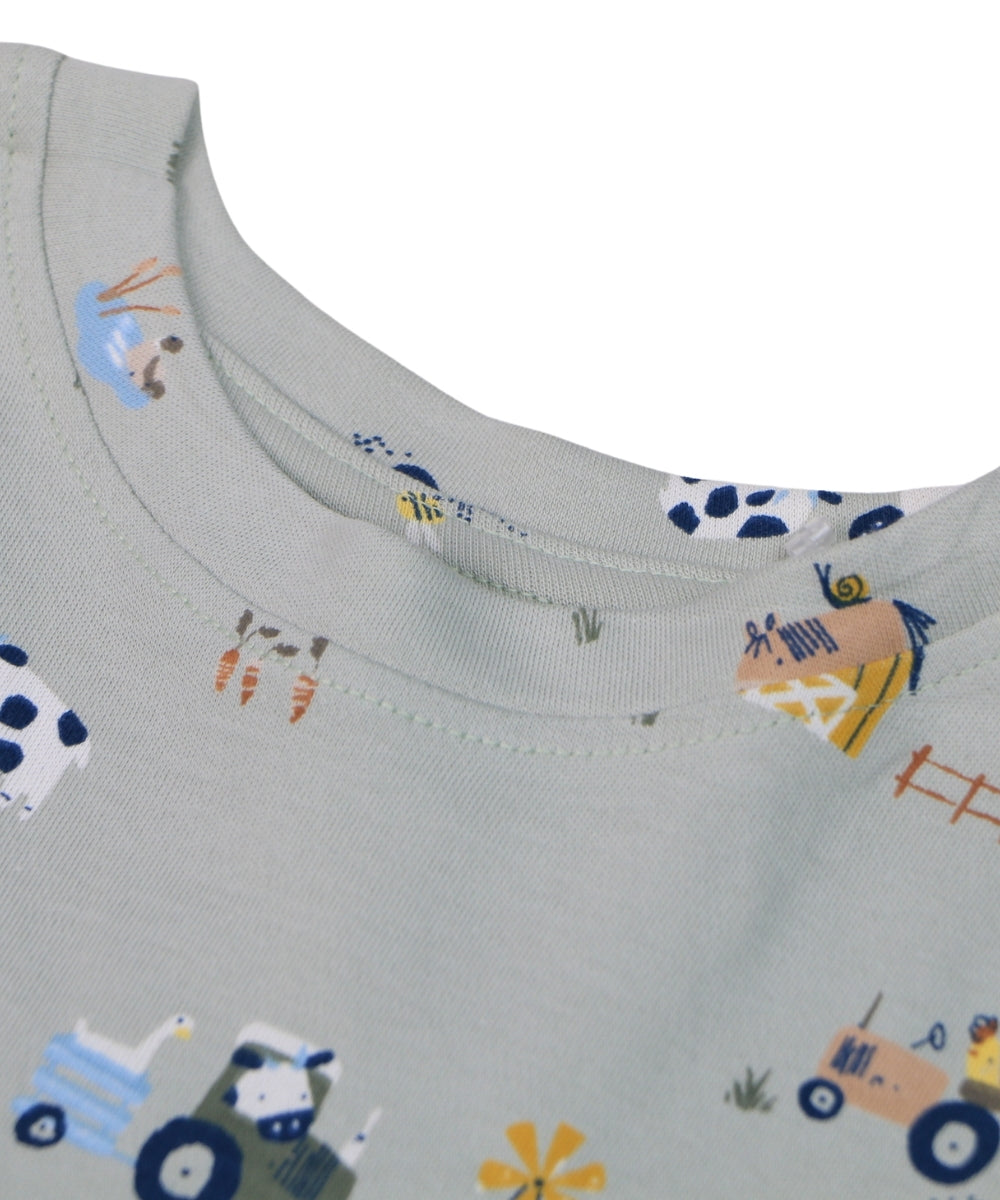 Moo-tastic Cow Print Co-ord Set – Farm Theme T-Shirt & Shorts Outfit for Kids