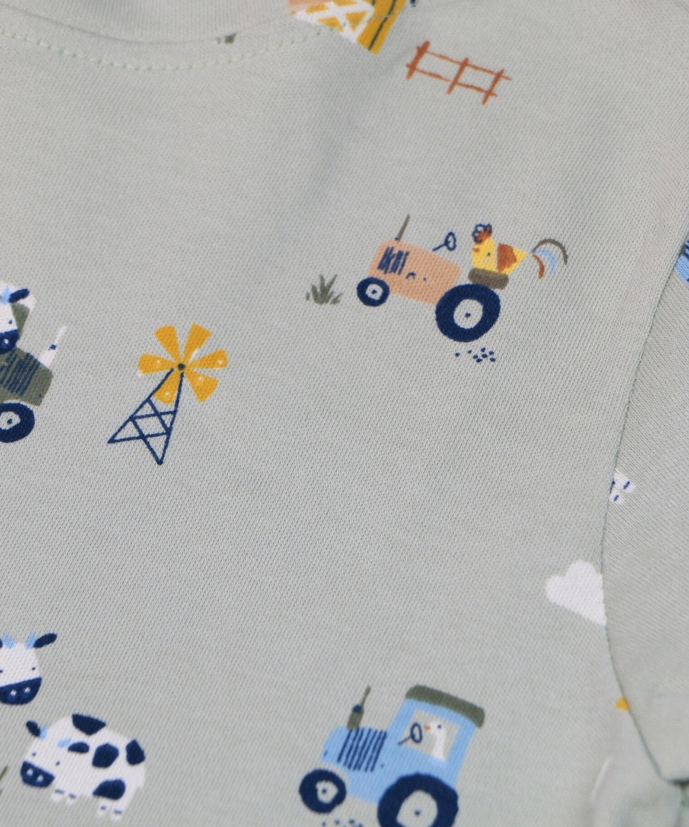 Moo-tastic Cow Print Co-ord Set – Farm Theme T-Shirt & Shorts Outfit for Kids