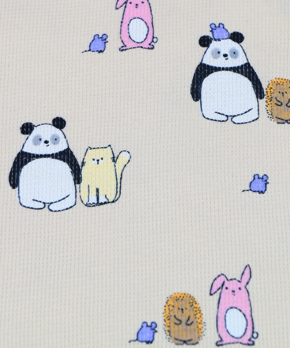 Panda & Kangaroo Playtime Co-ord Set – Sleeveless T-Shirt and Shorts | Unisex | 100% Cotton