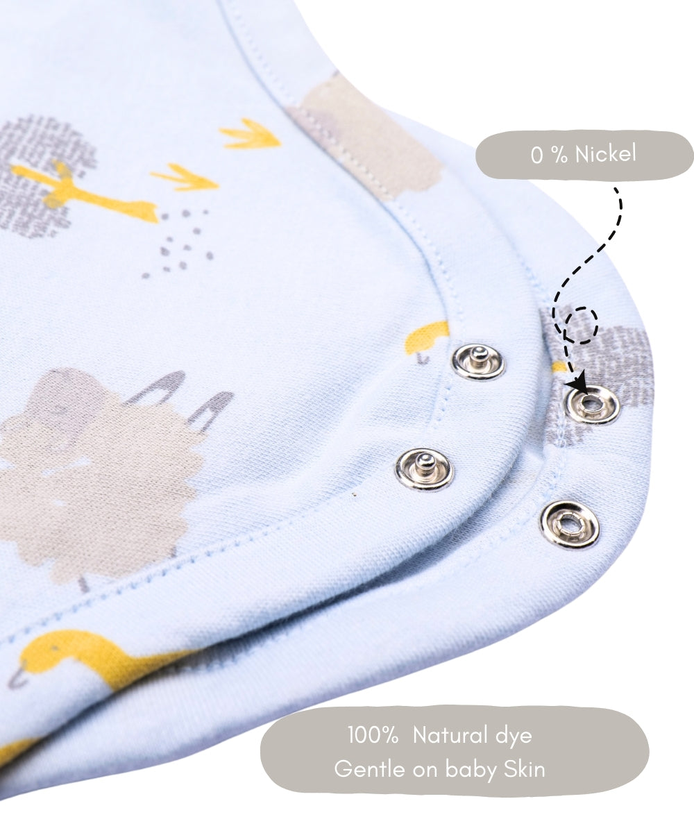 Cute Lamb Printed Baby Onesie – Soft Cotton Bodysuit