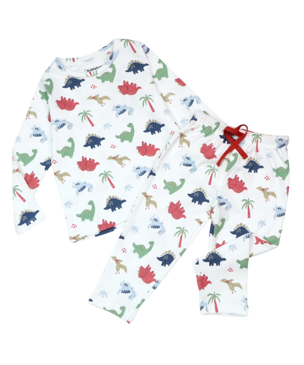 Dino Adventure Print Co-ord Set – Full Sleeve T-Shirt & Pants Outfit for Toddlers
