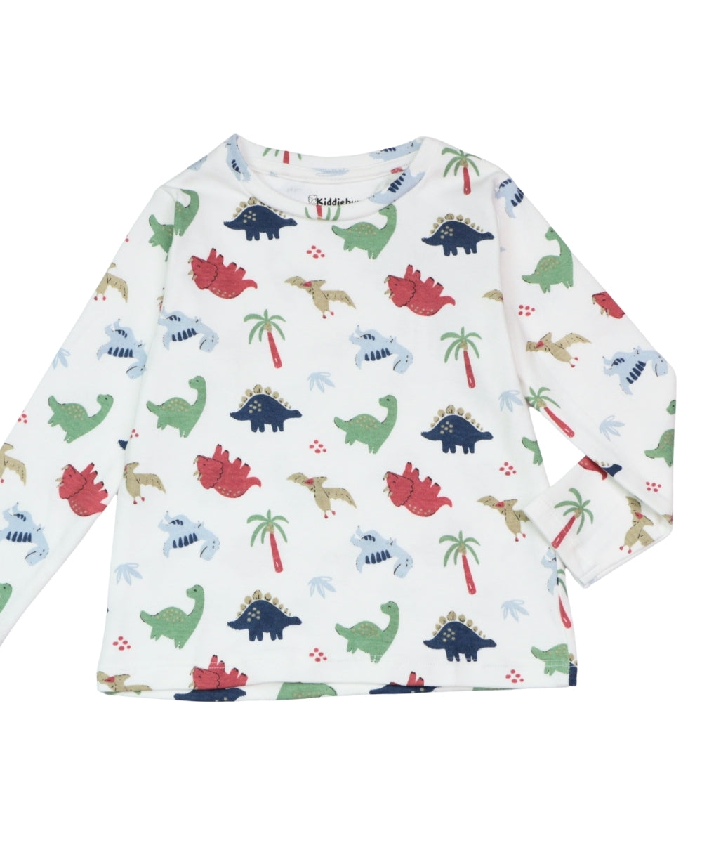 Dino Adventure Print Co-ord Set – Full Sleeve T-Shirt & Pants Outfit for Toddlers