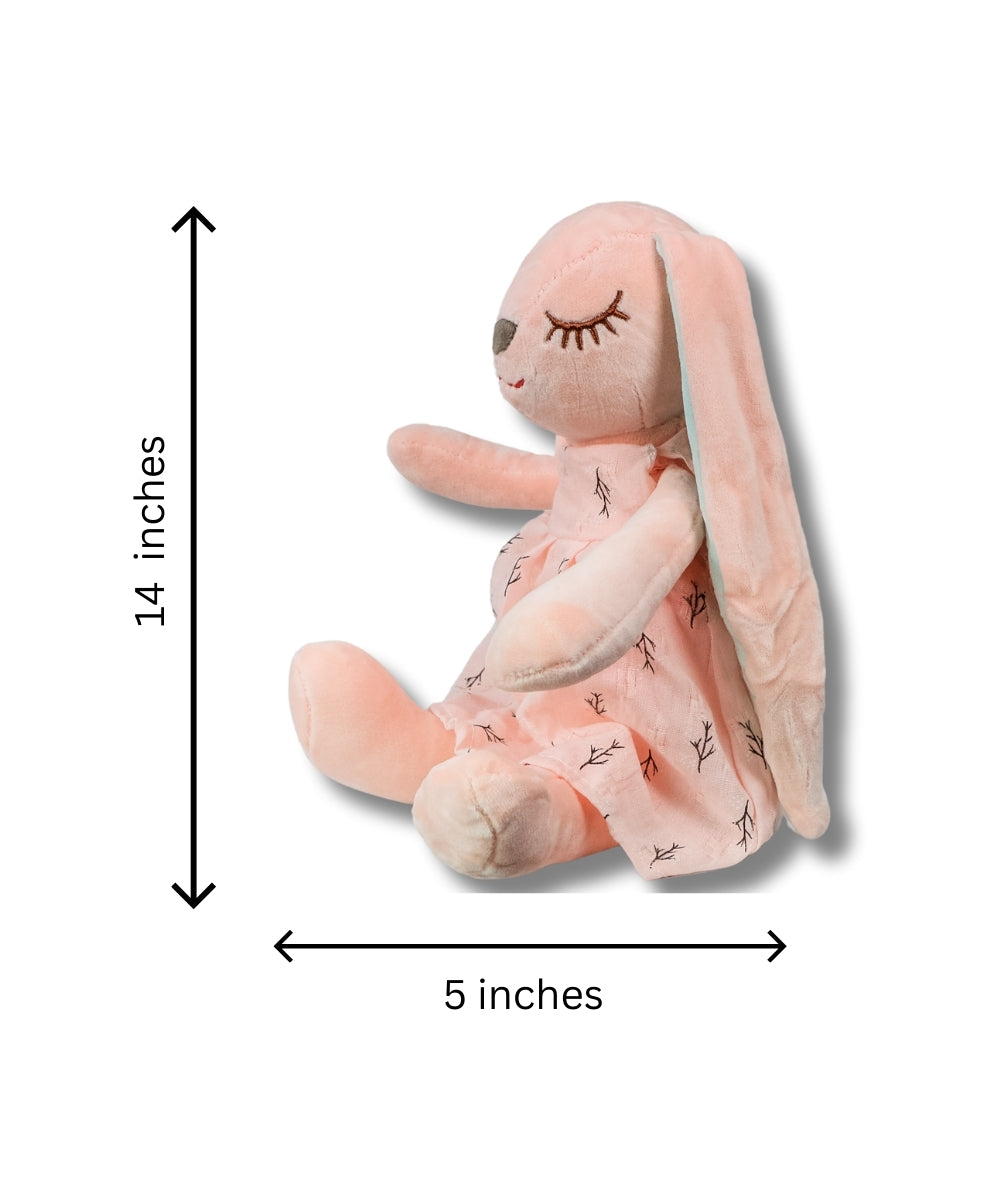 Cutest Bunny Plush Toy with Long Ears and Adorable Dress – Soft and Huggable Plush Companion