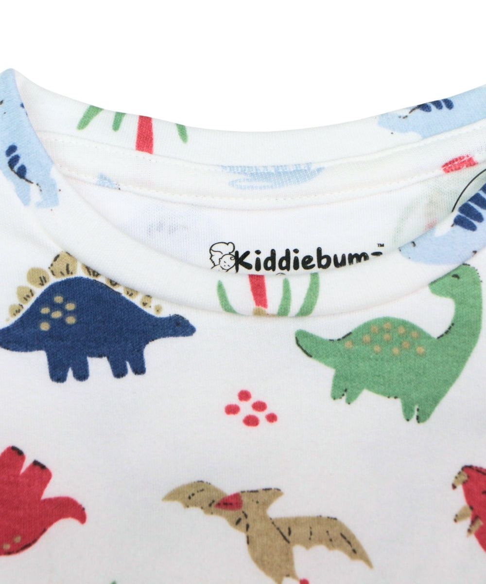 Dino Adventure Print Co-ord Set – Full Sleeve T-Shirt & Pants Outfit for Toddlers