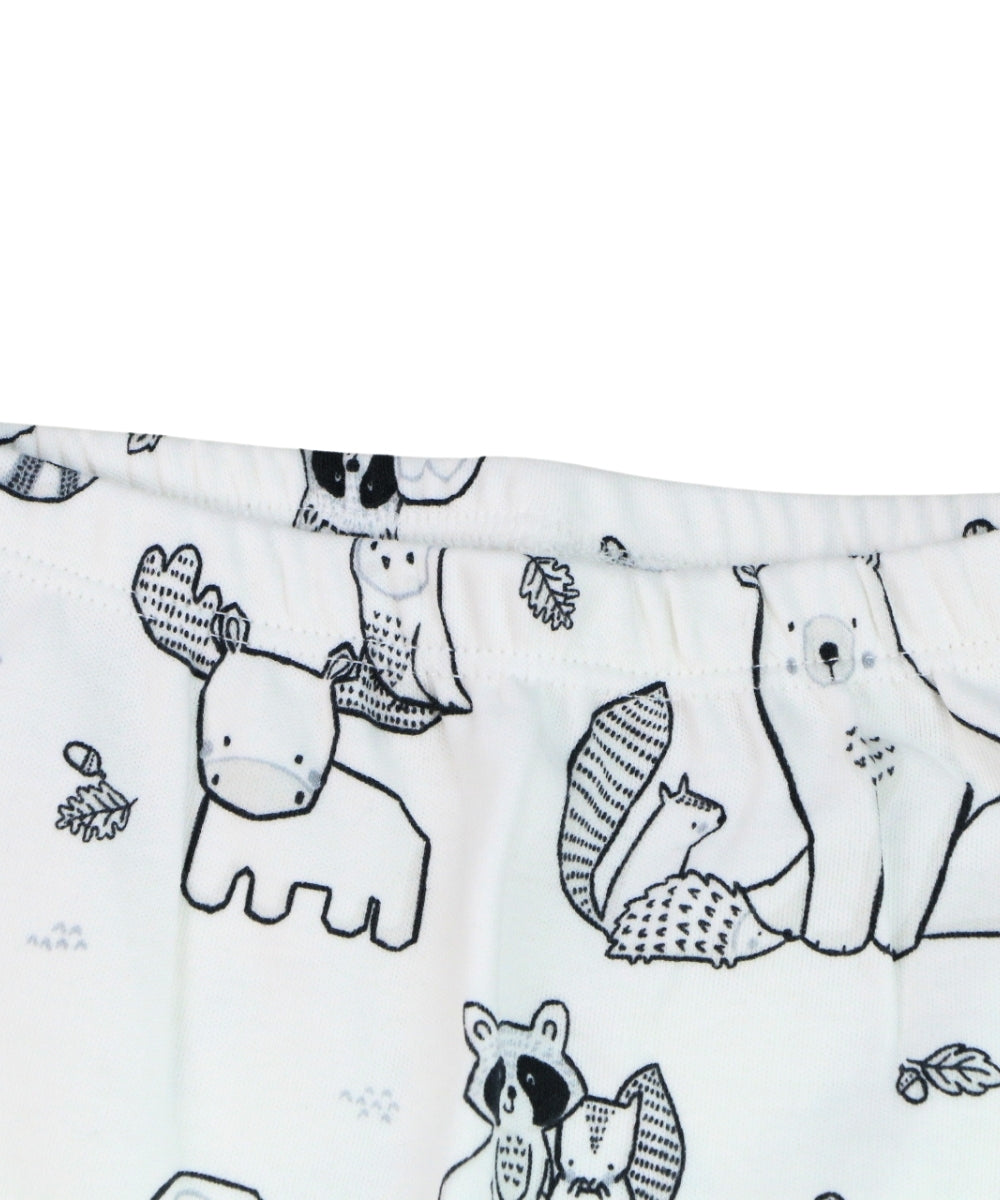 Chill Bear Vibes Boys Co-ord Set – Polar Bear Print Full Sleeve T-shirt & Shorts | 100% Cotton | 9M–3Y