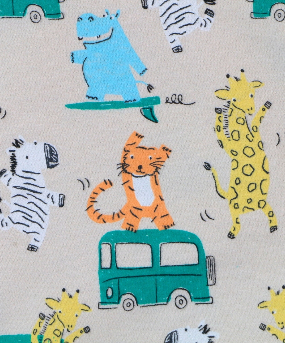 Dancing Animal Print Co-ord Set – Unisex Full Sleeve T-shirt and Pants for Babies & Toddlers