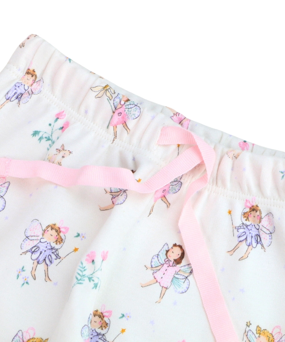 Fairy Tale Dreams Girls’ Co-ord Set – Open Collar Shirt and Pyjamas - 100% Cotton