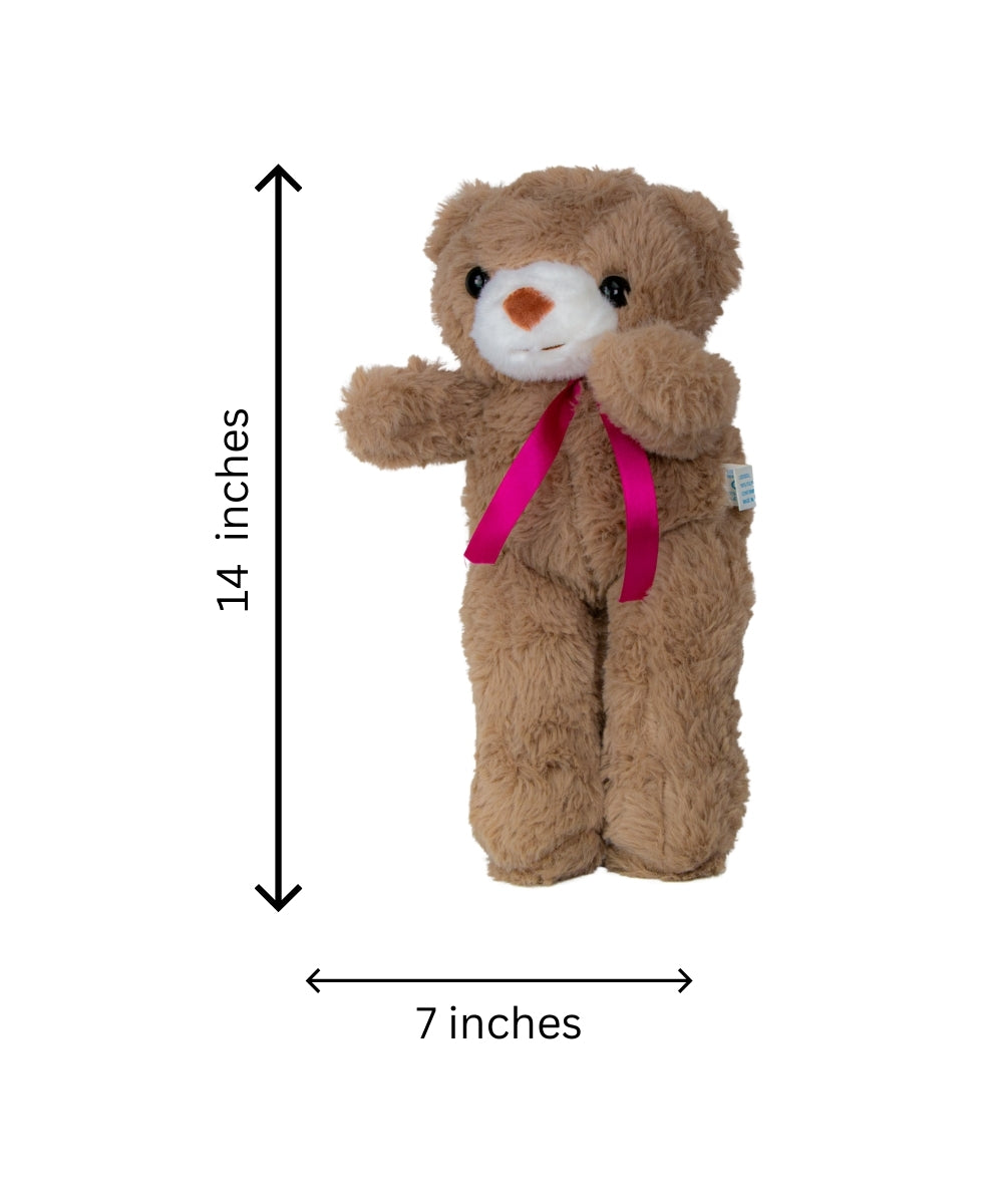 Classic Standing Teddy Bear Plush Toy – Ultra Soft & Cuddly Stuffed Animal Gift – Huggable Teddy for All Ages