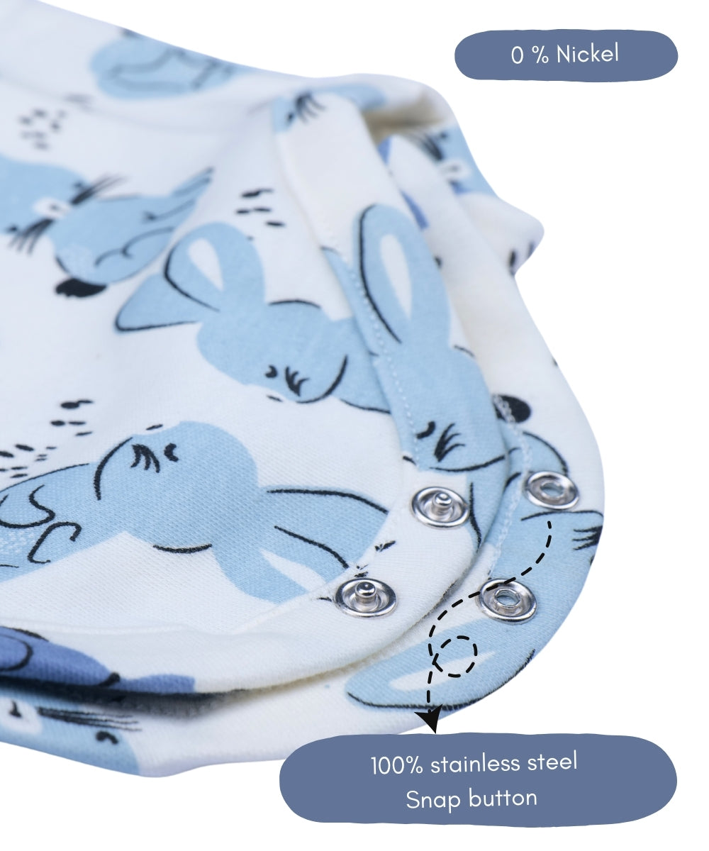 Cute Cats Printed Baby Onesie – Soft Cotton Bodysuit