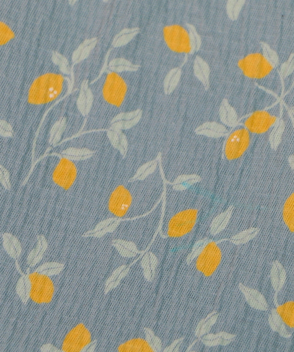 Lemon Zest – 100% Cotton Crepe Baby Girl Frock – Toddler Frill Sleeve Dress