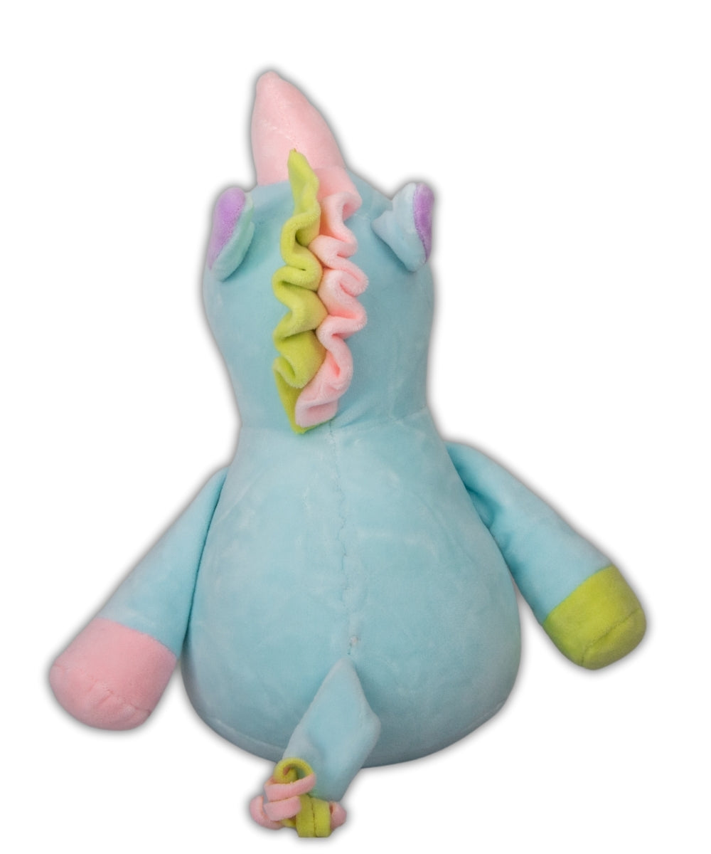 Stuffed Unicorn Plush Toy – Soft Cuddly Fantasy Animal Toy for Kids – Available in Blue, Purple & Pink Variants