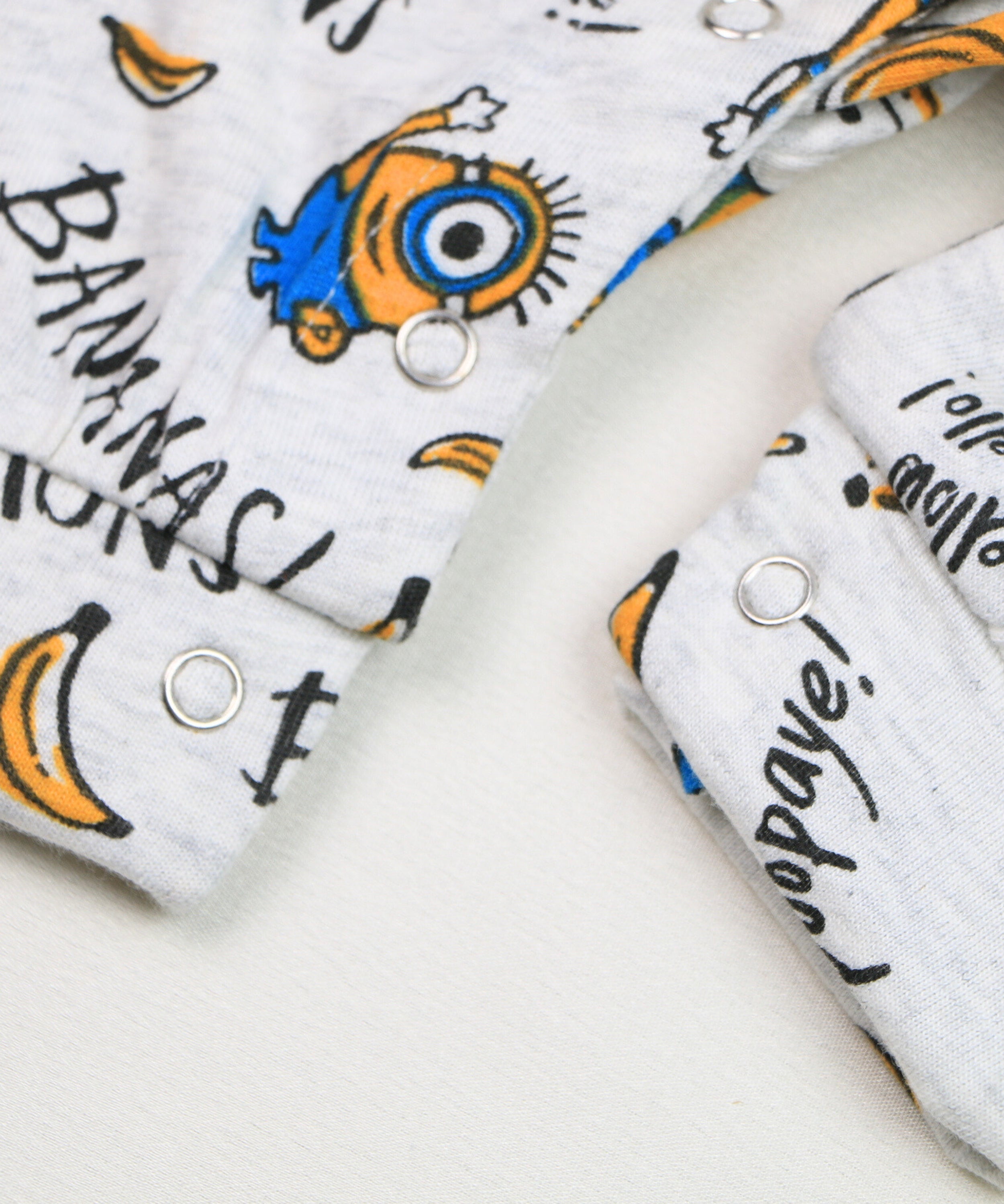 Mini Minion Fun – Full Sleeve & Full Leg Baby Jumpsuit with Minion Print – 100% Cotton Onesie