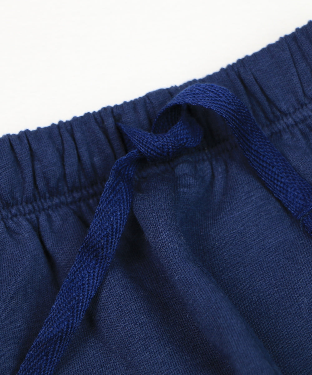 Solid Blue Cotton Track Pants for Toddlers and Kids - Soft & Stretchy Daily Wear (3M–5Y)