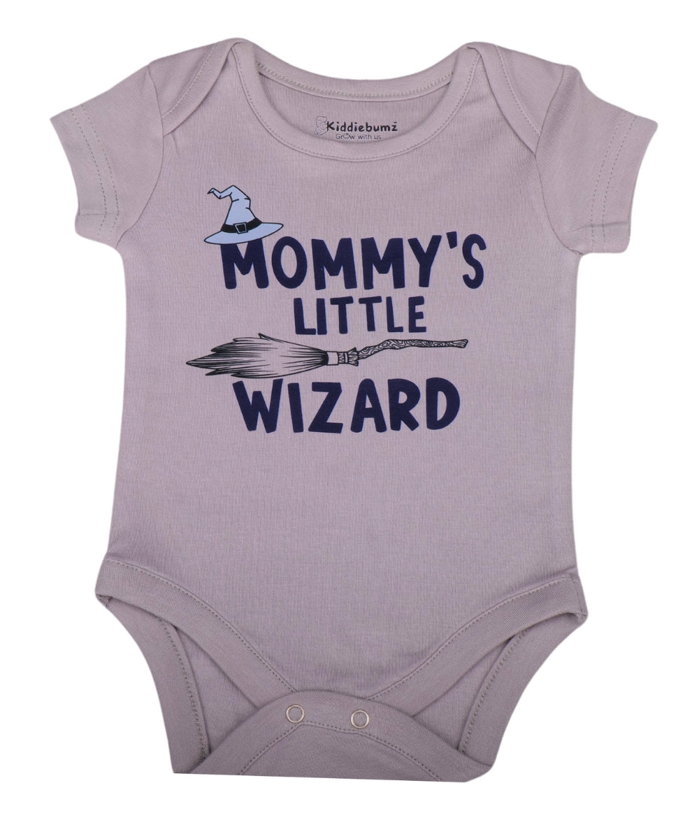 Magical Baby Onesie – “Mommy’s Little Wizard” Cotton Bodysuit