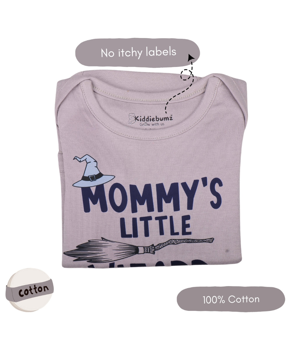 Magical Baby Onesie – “Mommy’s Little Wizard” Cotton Bodysuit