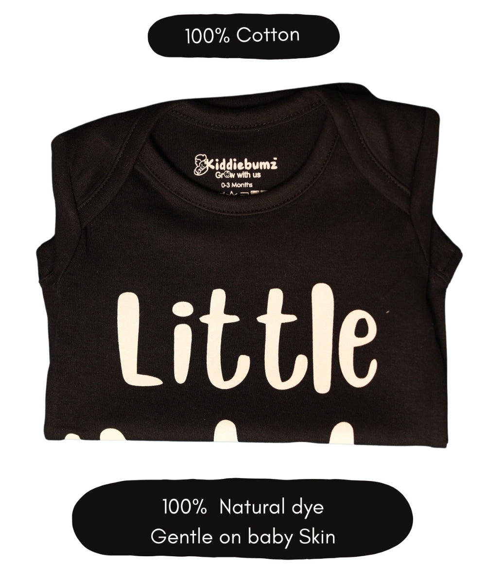 Little Habibi Baby Onesie – Cute Unisex Bodysuit - 2 Variants - 100% Cotton